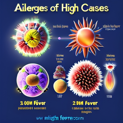 高熱を引き起こすアレルギー症状の種類と症状
